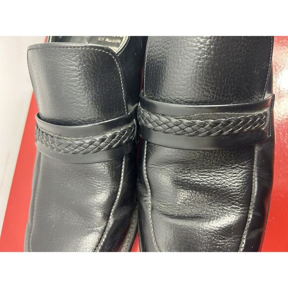 Black Leather Men’s‎ 8.5 by Leather Classics By Mason Dress Shoes Goodyear Heels